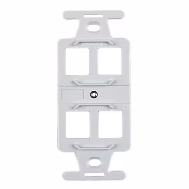 FP106MF4-FW HellermannTyton  Marcos de placas frontales Keystone